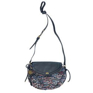 Vintage Juicy Couture Trousdale Tweed Crossbody Bag - 7” x 10” x 2”